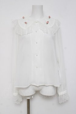 画像1: Angelic Pretty / Le Petit Roseブラウス  シロ Y-26-03-16-092-AP-BL-AS-ZY