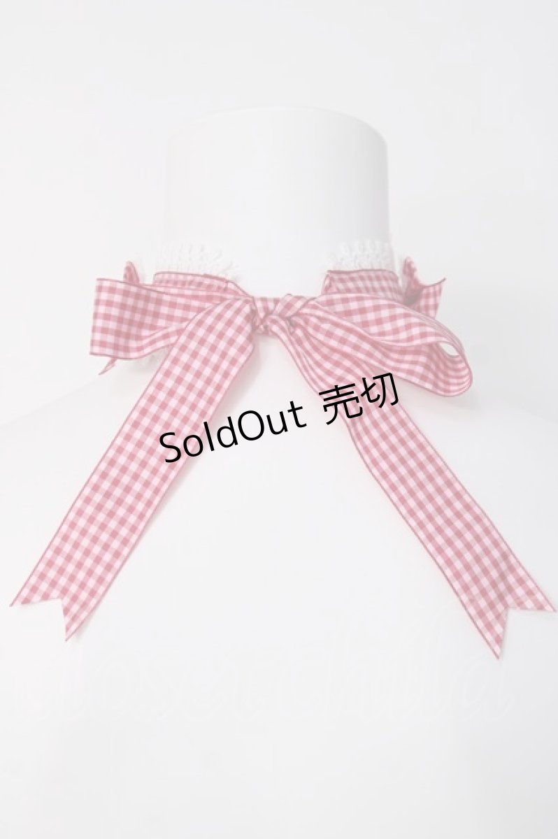 画像3: BABY, THE STARS SHINE BRIGHT / Flancesca Ribbonチョーカー  エンジ/ピンク Y-26-03-16-011-BA-ZA-SZ-ZY (3)