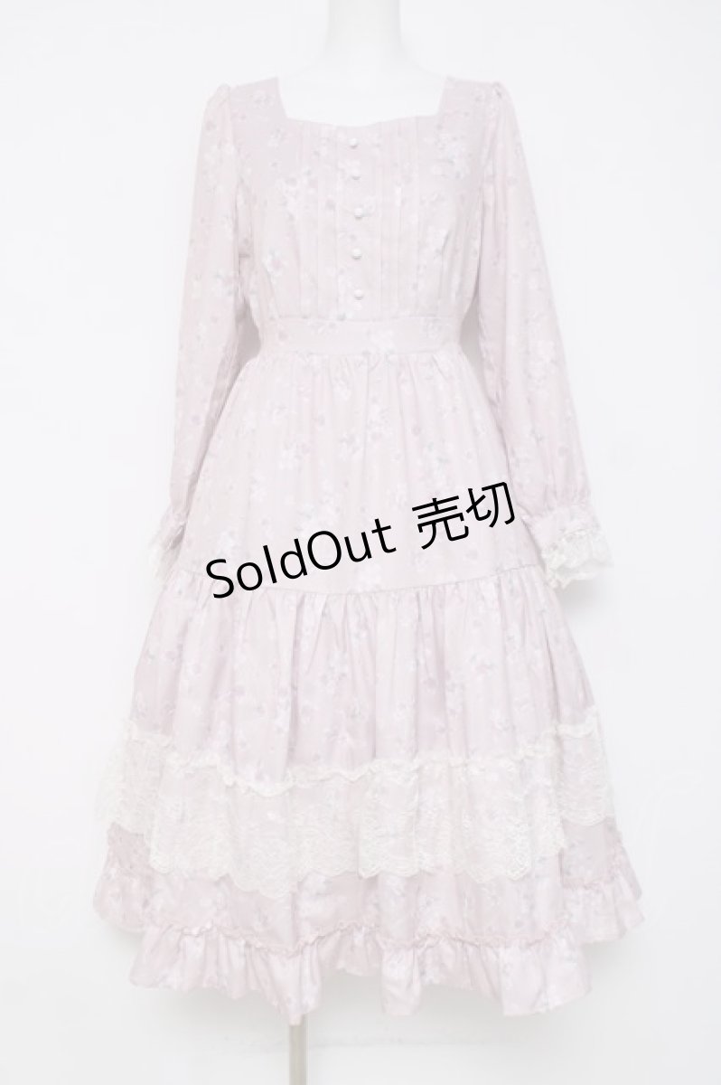 画像1: axes femme / SAKURAティアードワンピース F ピンク Y-26-03-16-097-AX-OP-SZ-ZY (1)