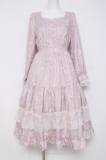 画像1: axes femme / SAKURAティアードワンピース F ピンク Y-26-03-16-097-AX-OP-SZ-ZY (1)