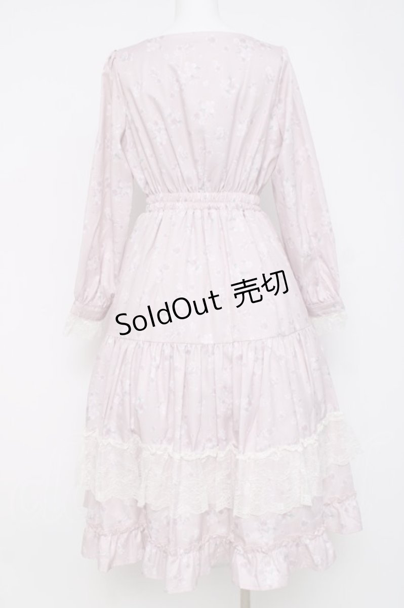 画像2: axes femme / SAKURAティアードワンピース F ピンク Y-26-03-16-097-AX-OP-SZ-ZY (2)