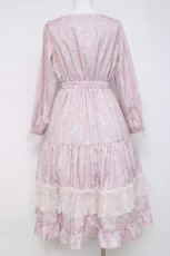 画像2: axes femme / SAKURAティアードワンピース F ピンク Y-26-03-16-097-AX-OP-SZ-ZY (2)