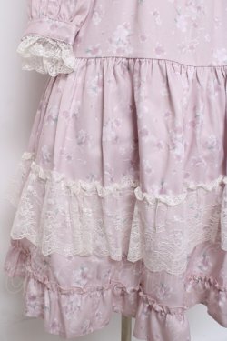 画像4: axes femme / SAKURAティアードワンピース F ピンク Y-26-03-16-097-AX-OP-SZ-ZY