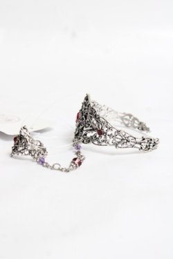 画像2: axes femme POETIQUE / アラビアンフィンガーブレスレット  シルバー Y-26-03-16-012-AX-AC-SZ-ZY