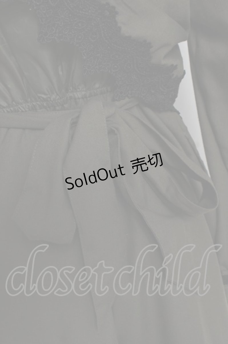 画像3: axes femme / ドッキングシャツワンピース  カーキ Y-26-03-16-099-AX-OP-SZ-ZS (3)