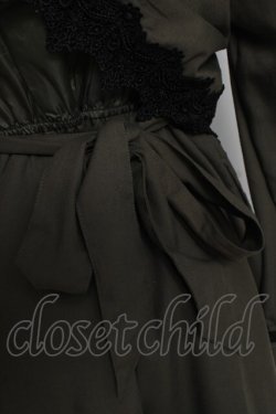 画像3: axes femme / ドッキングシャツワンピース  カーキ Y-26-03-16-099-AX-OP-SZ-ZY