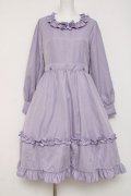 Virally / バッスル風ワンピース  ラベンダー Y-26-03-16-100-LO-OP-SZ-ZY
