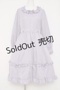 Virally / バッスル風ワンピース  ラベンダー Y-26-03-16-100-LO-OP-SZ-ZY