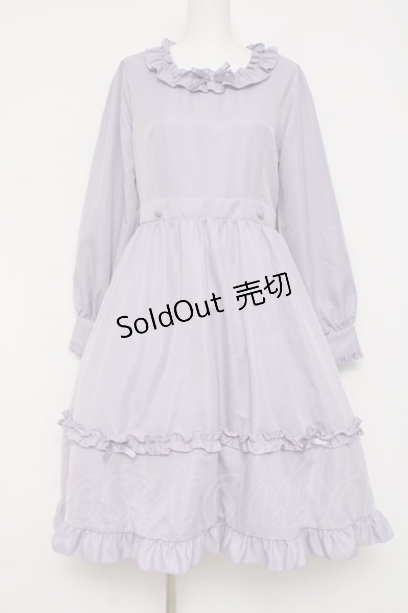 画像1: Virally / バッスル風ワンピース  ラベンダー Y-26-03-16-100-LO-OP-SZ-ZY (1)