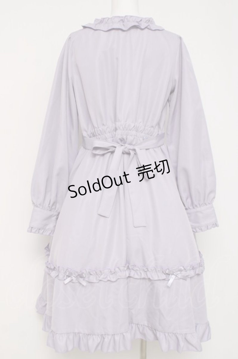 画像2: Virally / バッスル風ワンピース  ラベンダー Y-26-03-16-100-LO-OP-SZ-ZY (2)