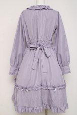 画像2: Virally / バッスル風ワンピース  ラベンダー Y-26-03-16-100-LO-OP-SZ-ZY (2)