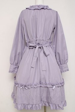 画像2: Virally / バッスル風ワンピース  ラベンダー Y-26-03-16-100-LO-OP-SZ-ZY