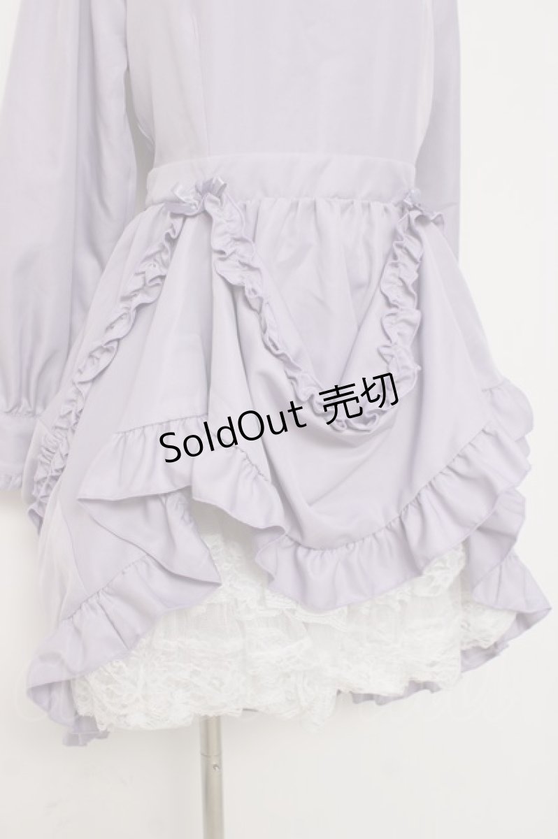 画像3: Virally / バッスル風ワンピース  ラベンダー Y-26-03-16-100-LO-OP-SZ-ZY (3)