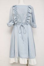 画像2: Maria pipi / SUMMER WATER DRESS 42 サックス Y-26-03-16-102-EL-OP-SZ-ZY (2)