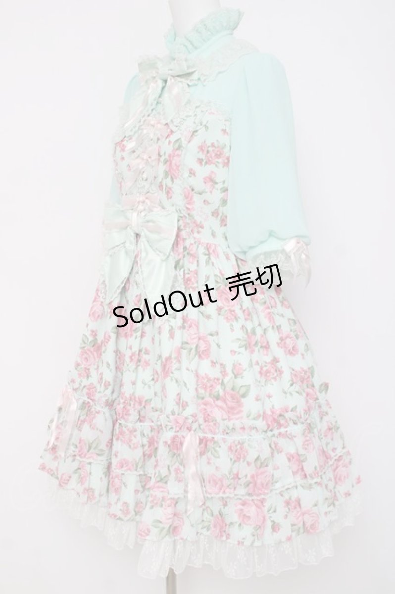画像2: Angelic Pretty / Dramatic Roseワンピース  ミント Y-26-03-16-105-AP-OP-AS-ZY (2)