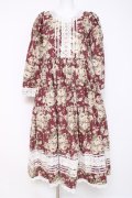HirokoTokumine / オールドローズワンピースセット  ワイン Y-26-03-16-107-LO-OP-AS-ZY