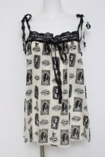 画像1: HYSTERIC GLAMOUR / スカルガールチュールトップス F オフ Y-26-03-16-112-PU-BL-SZ-ZY (1)