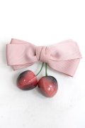 LOLITAその他(お買取対象外) / チェリーリボンクリップ  ピンク Y-26-03-16-015-LO-ZA-SZ-ZY
