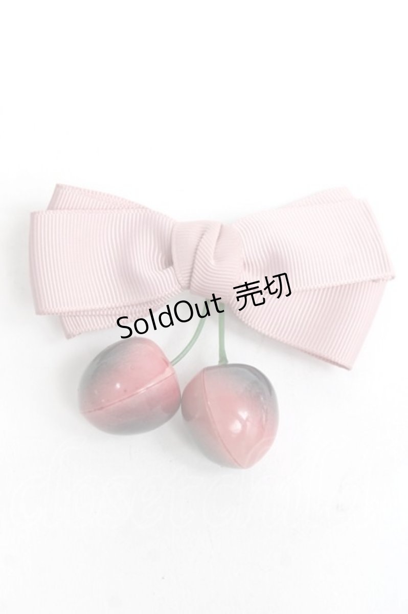 画像1: LOLITAその他(お買取対象外) / チェリーリボンクリップ  ピンク Y-26-03-16-015-LO-ZA-SZ-ZT168-F001 (1)