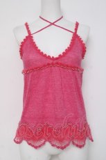 画像1: HYSTERIC GLAMOUR / ニットレースキャミ F ピンク Y-26-03-16-114-PU-TO-SZ-ZY (1)