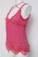 画像2: HYSTERIC GLAMOUR / ニットレースキャミ F ピンク Y-26-03-16-114-PU-TO-SZ-ZY (2)