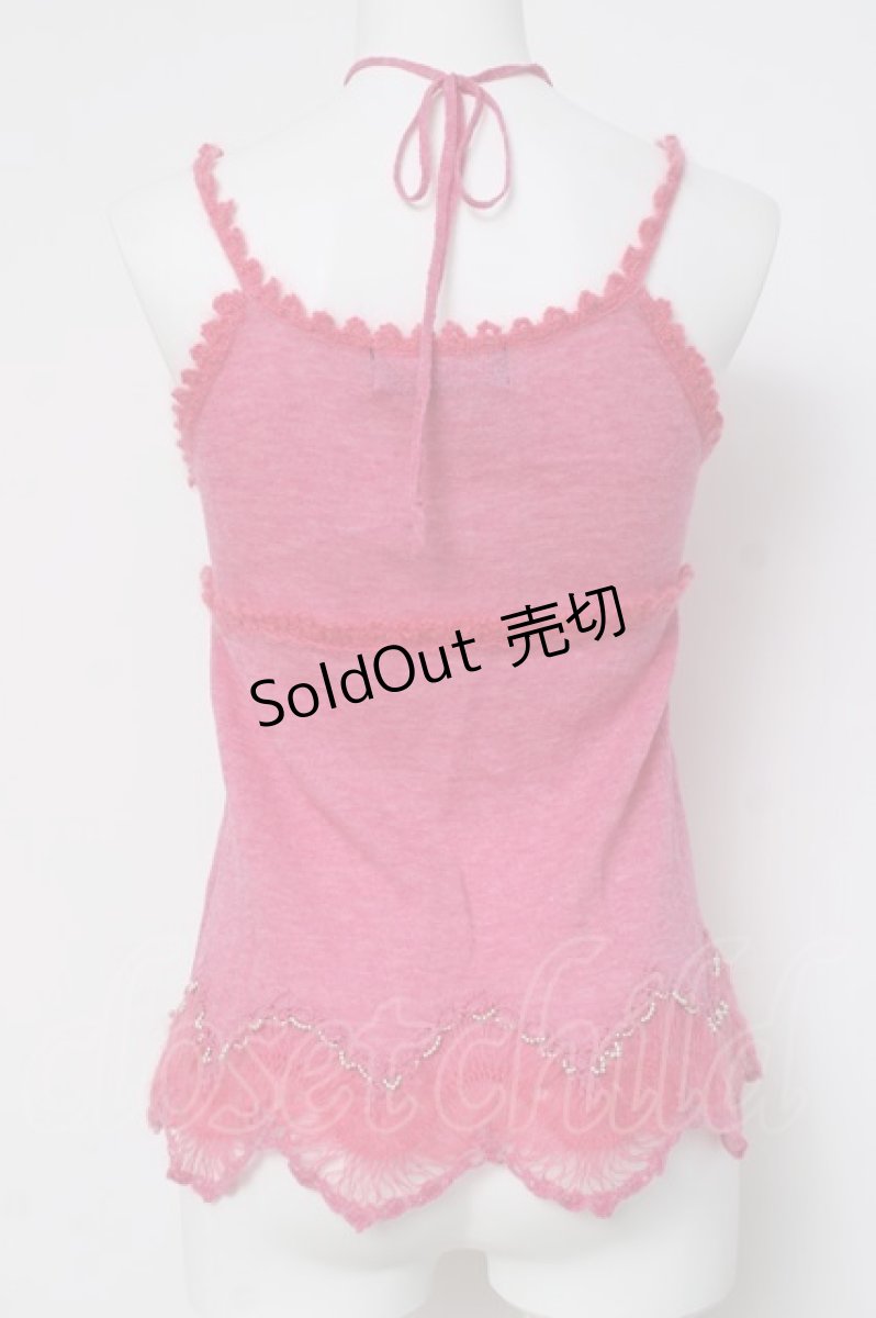 画像3: HYSTERIC GLAMOUR / ニットレースキャミ F ピンク Y-26-03-16-114-PU-TO-SZ-ZY (3)