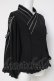 画像2: metamorphose / 着物合わせ風ブラウス  黒 Y-26-03-16-115-ME-BL-AS-ZY (2)