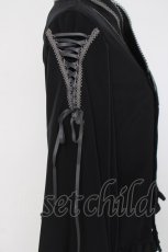 画像3: metamorphose / 着物合わせ風ブラウス  黒 Y-26-03-16-115-ME-BL-AS-ZY (3)