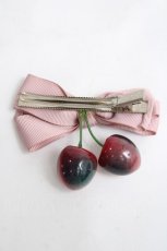 画像2: LOLITAその他(お買取対象外) / チェリーリボンクリップ  ピンク Y-26-03-16-015-LO-ZA-SZ-ZT168-F001 (2)
