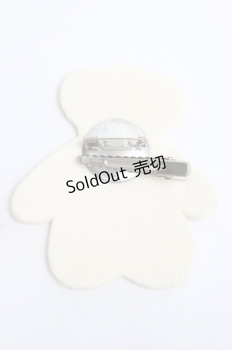 画像2: LOLITAその他(お買取対象外) / くまワッペンブローチ&クリップ  ブラウン Y-26-03-16-016-LO-ZA-SZ-ZY (2)