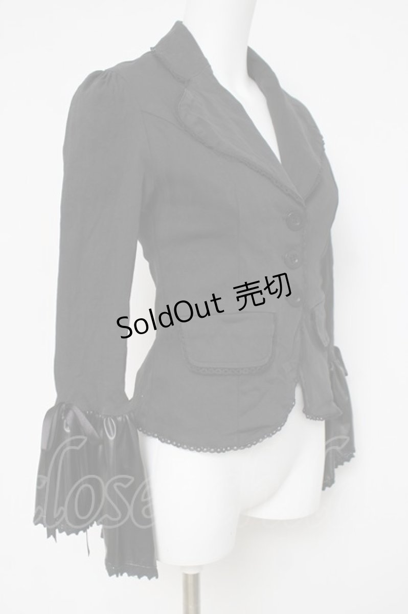 画像2: Drug Honey / レザー姫袖ジャケット  黒 Y-26-03-16-121-PU-JA-SZ-ZY (2)