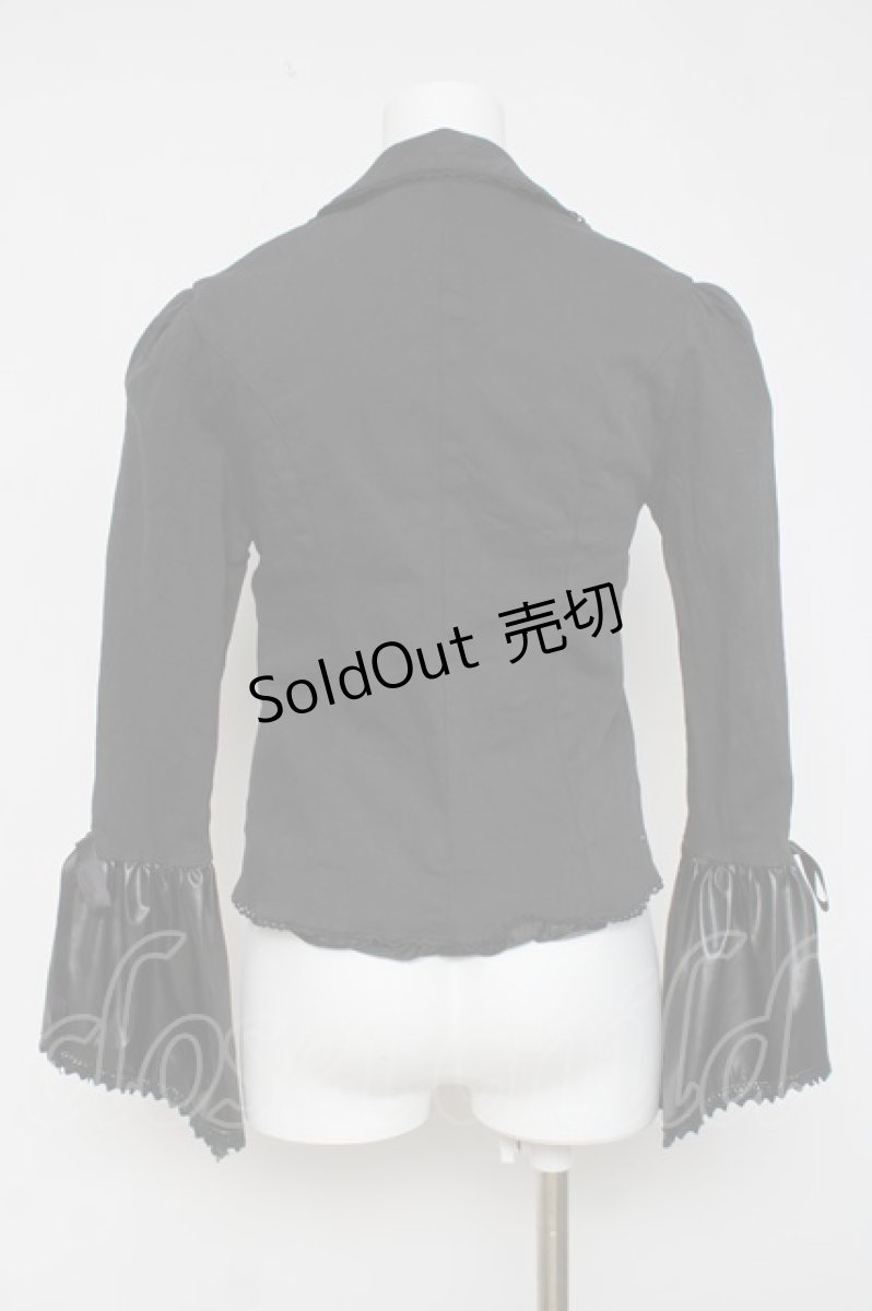 画像3: Drug Honey / レザー姫袖ジャケット  黒 Y-26-03-16-121-PU-JA-SZ-ZY (3)