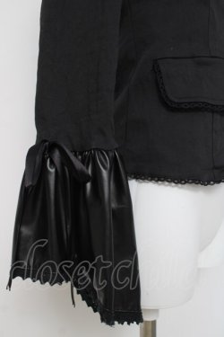 画像4: Drug Honey / レザー姫袖ジャケット  黒 Y-26-03-16-121-PU-JA-SZ-ZY