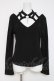 画像1: DARK IN LOVE / チョーカーデザインカットソー  黒 Y-26-03-16-122-PU-TO-SZ-ZY (1)