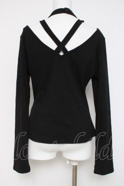 画像3: DARK IN LOVE / チョーカーデザインカットソー  黒 Y-26-03-16-122-PU-TO-SZ-ZY