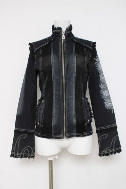 画像1: Ozz On / 袖刺繍デニムジャケット  インディゴ Y-26-03-16-123-OO-JA-SZ-ZY