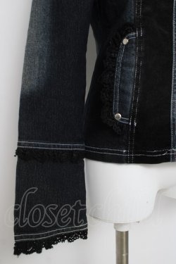 画像4: Ozz On / 袖刺繍デニムジャケット  インディゴ Y-26-03-16-123-OO-JA-SZ-ZY