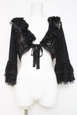 画像1: Ozz On / レースフリルボレロ  黒 Y-26-03-16-126-OO-TO-SZ-ZY (1)