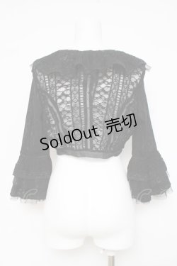 画像3: Ozz On / レースフリルボレロ  黒 Y-26-03-16-126-OO-TO-SZ-ZY