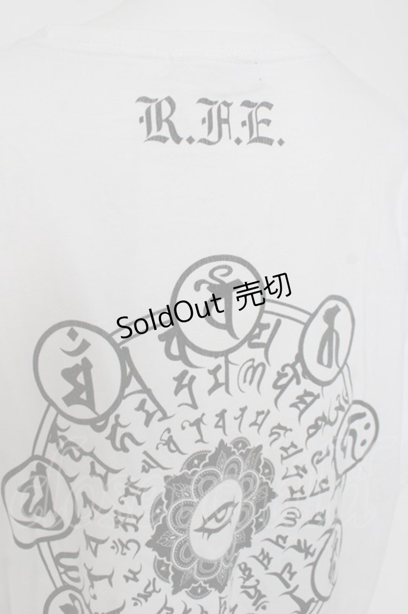 画像3: REFLEM / 勅令プリンターTEE F ホワイト Y-26-03-16-129-PU-TO-SZ-ZY (3)