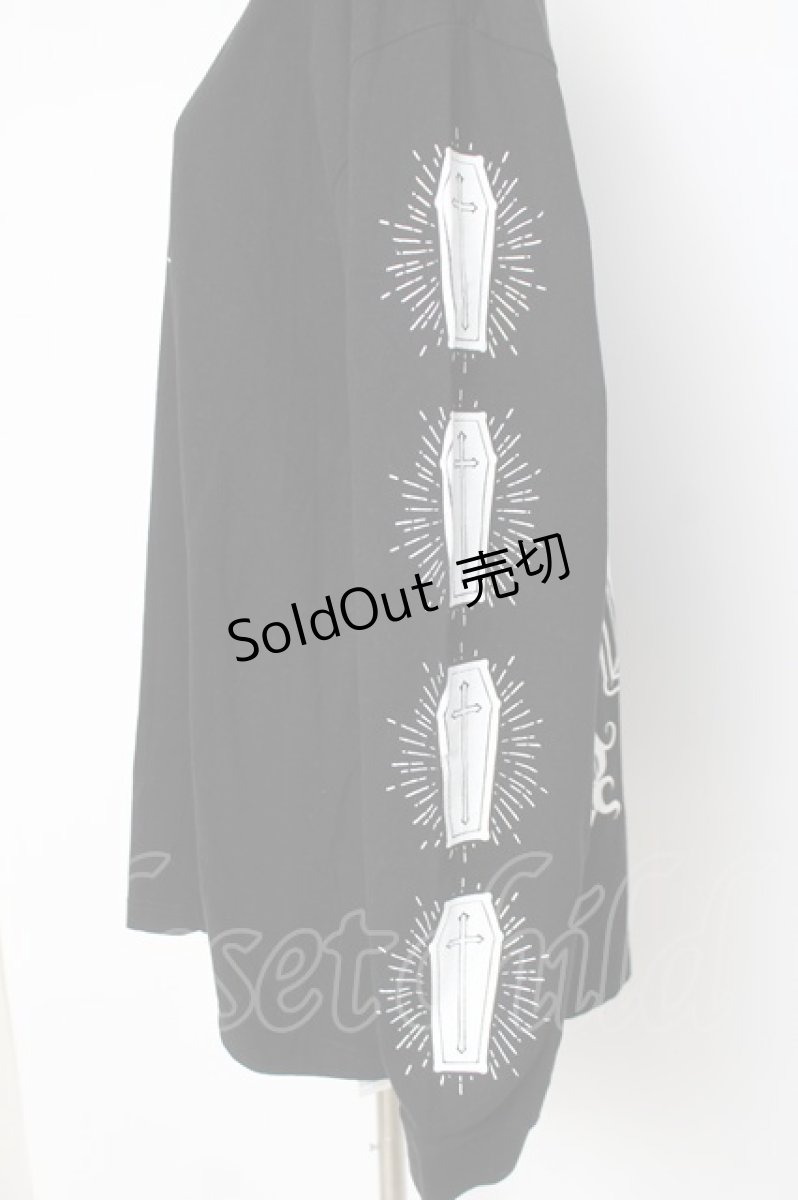 画像2: REFLEM / コフィンプリントL/S TEE F ブラック Y-26-03-16-131-PU-TO-SZ-ZY (2)