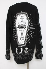 画像3: REFLEM / コフィンプリントL/S TEE F ブラック Y-26-03-16-131-PU-TO-SZ-ZY (3)