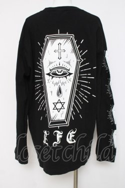 画像3: REFLEM / コフィンプリントL/S TEE F ブラック Y-26-03-16-131-PU-TO-SZ-ZY