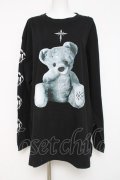 TRAVAS TOKYO / Furry bear L/S Tee F ブラック Y-26-03-16-134-PU-TO-SZ-ZY