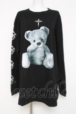 画像1: TRAVAS TOKYO / Furry bear L/S Tee F ブラック Y-26-03-16-134-PU-TO-SZ-ZY (1)