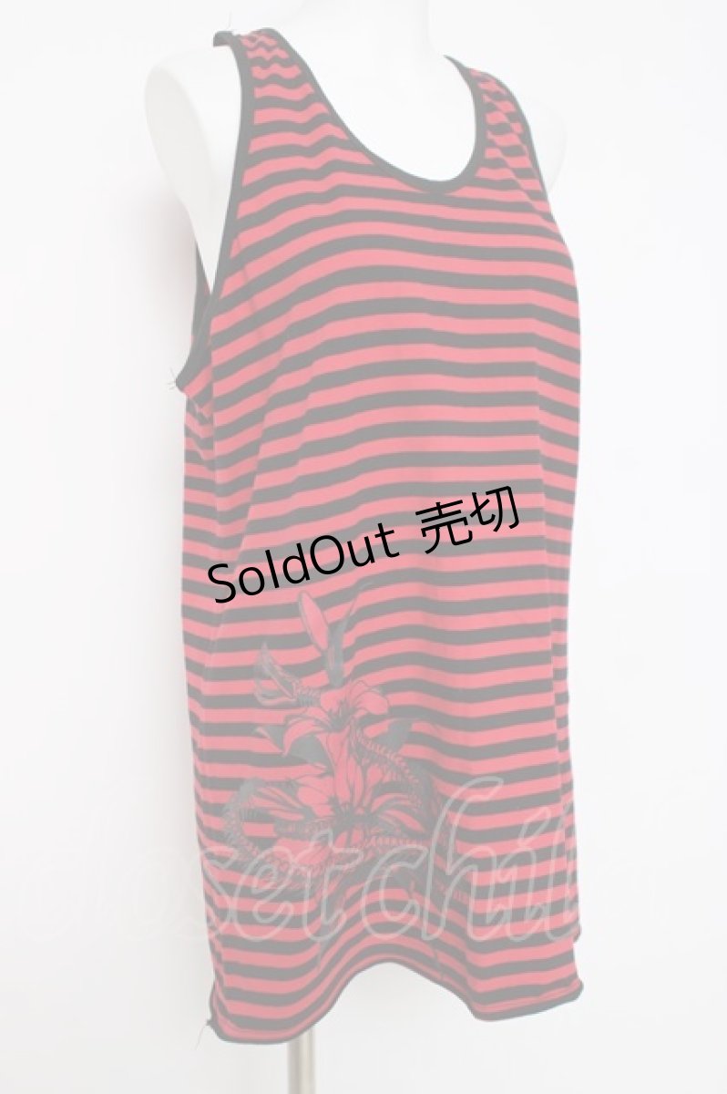 画像5: CIVARIZE / パンクレイヤード2PセットTシャツ F ブラック/レッド Y-26-03-16-135-GO-TS-SZ-ZY (5)