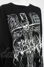 画像3: ililil / DESPAIR SKULL ロンT F ブラック Y-26-03-16-136-PU-TO-SZ-ZY (3)