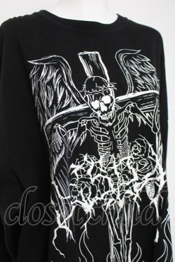 画像3: ililil / DESPAIR SKULL ロンT F ブラック Y-26-03-16-136-PU-TO-SZ-ZY
