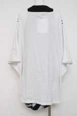 画像3: CIVARIZE / Gabriel ポンチョTシャツ F ホワイト/ブラック Y-26-03-16-137-GO-TS-SZ-ZY (3)