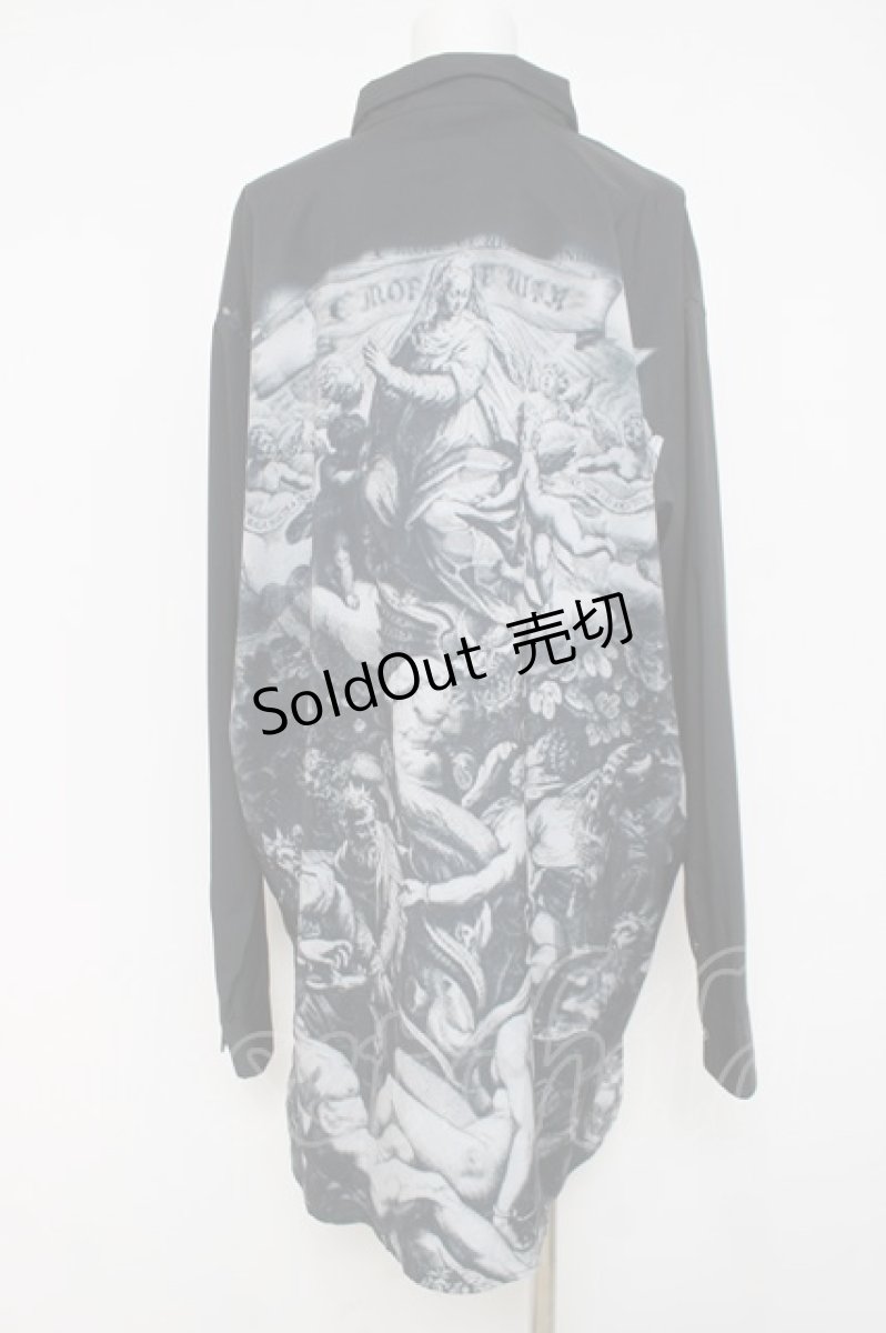 画像3: CIVARIZE / 絵画総柄プリントビッグシャツ F ブラック Y-26-03-16-139-GO-BL-SZ-ZY (3)